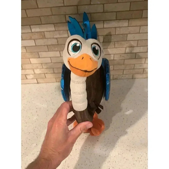 Disney Store Junior Miles From Tomorrowland Merc Ostrich Plush b30 - Picture 3 of 4